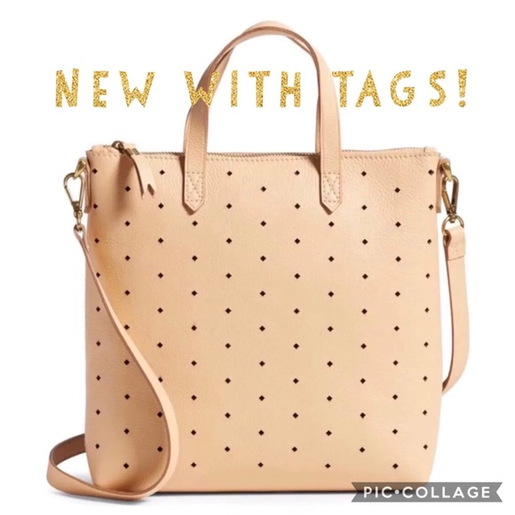 Madewell Handbags - nwt madewell • perforated mini transport